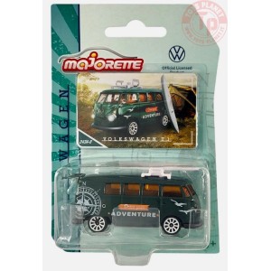VOLKSWAGEN T1-VERDE SCURO 1/64 MAJORETTE 243A-8 MAJORETTE