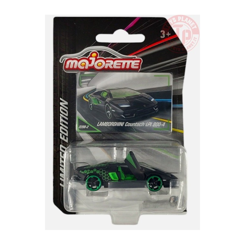 MAJORETTE 228B-2 LAMBORGHINI COUNTACH LPI 800-4-NERO 1/64 MAJORETTE