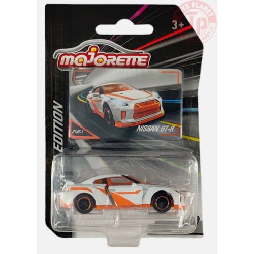 NISSAN GT-R-BIANCO 1/64 MAJORETTE 214F-1 MAJORETTE