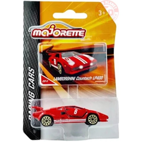 LAMBORGHINI COUNTACH LP400-ROSSO 1/64 MAJORETTE 237-2 MAJORETTE