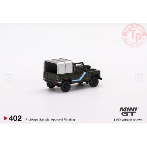 LAND ROVER DEFENDER 90 PICKUP BRONZE GREEN 2009 1:64 MGT00402-R Mini Gt