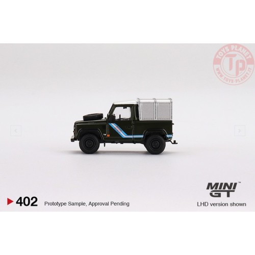 LAND ROVER DEFENDER 90 PICKUP BRONZE GREEN 2009 1:64 MGT00402-R Mini Gt