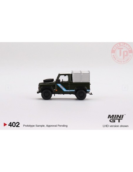LAND ROVER DEFENDER 90 PICKUP BRONZE GREEN 2009 1:64 MGT00402-R Mini Gt