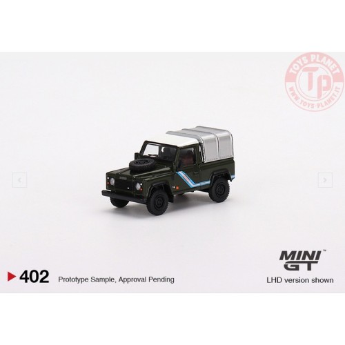 LAND ROVER DEFENDER 90 PICKUP BRONZE GREEN 2009 1:64 MGT00402-R Mini Gt