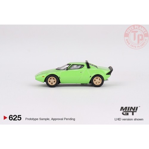 LANCIA STRATOS HF STRADALE VERDE CHIARO 2023 1:64 MGT00625-L Mini Gt