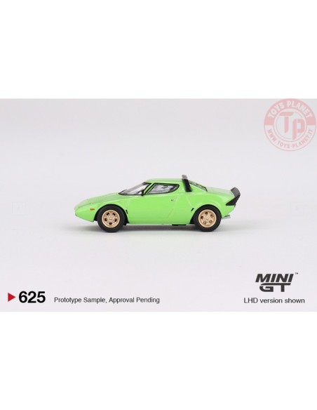 LANCIA STRATOS HF STRADALE VERDE CHIARO 2023 1:64 MGT00625-L Mini Gt LANCIA STRATOS HF STRADALE VERDE CHIARO 2023 1:64 MGT00625-L Mini Gt