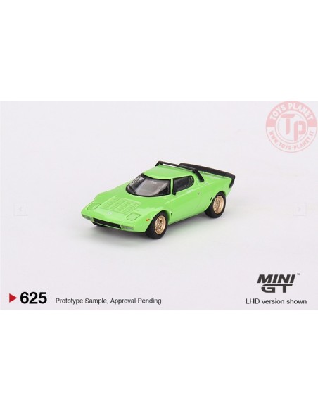 LANCIA STRATOS HF STRADALE VERDE CHIARO 2023 1:64 MGT00625-L Mini Gt