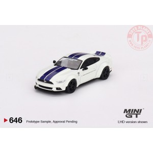 FORD MUSTANG GT LB-WORKS WHITE 2017 1:64 MGT00646-R MINI GT