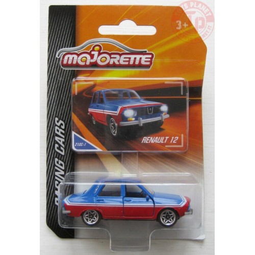 RENAULT 12-BLU E ROSSO 1/64 MAJORETTE 210C-1 MAJORETTE