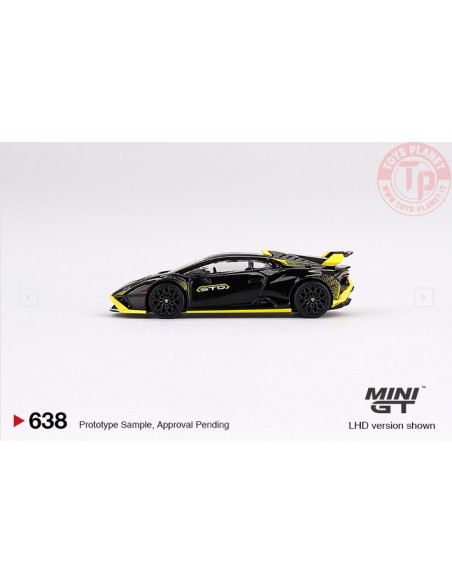 LAMBORGHINI HURACÁN STO NERO NOCTIS 2023 1:64 MGT00638-R MINI GT