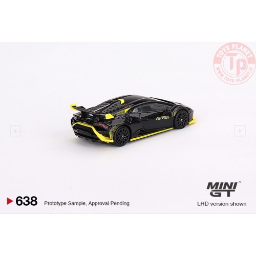 LAMBORGHINI HURACÁN STO NERO NOCTIS 2023 1:64 MGT00638-R MINI GT