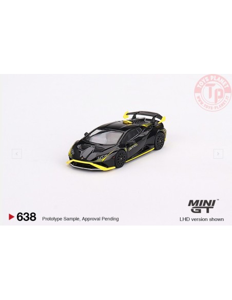 LAMBORGHINI HURACÁN STO NERO NOCTIS 2023 1:64 MGT00638-R MINI GT
