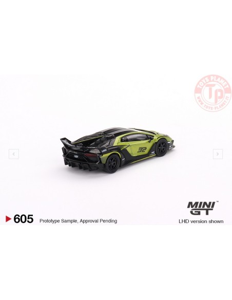 LAMBORGHINI AVENTADOR LB-SILHOUETTE GT EVO LIME 2023 1:64 MGT00605-L MINI GT