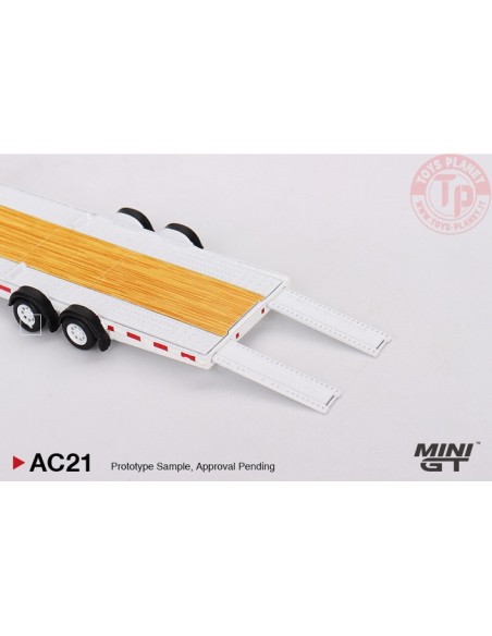 ACCESSORIES CAR HAULER TRAILER WHITE 2024 1:64 MGTAC21 Mini Gt