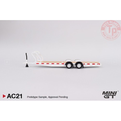 ACCESSORIES CAR HAULER TRAILER WHITE 2024 1:64 MGTAC21 Mini Gt