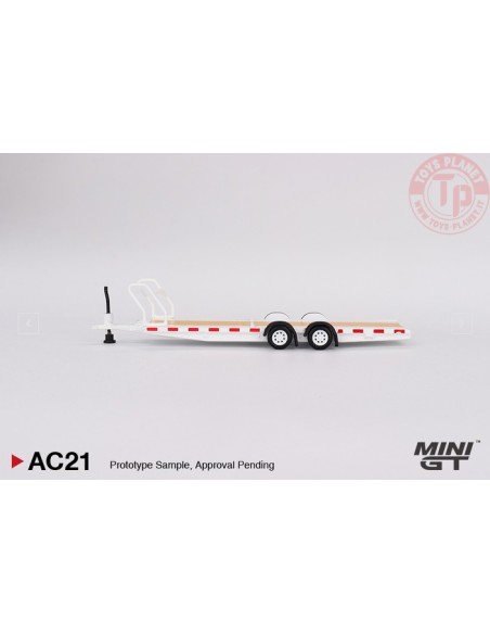 ACCESSORIES CAR HAULER TRAILER WHITE 2024 1:64 MGTAC21 Mini Gt