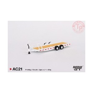 ACCESSORIES CAR HAULER TRAILER WHITE 2024 1:64 MGTAC21 MINI GT