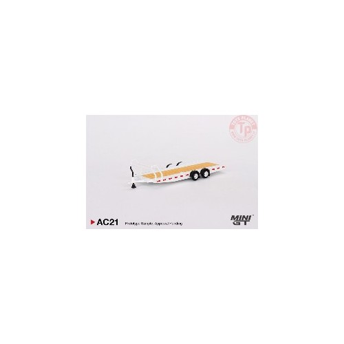 ACCESSORIES CAR HAULER TRAILER WHITE 2024 1:64 MGTAC21 Mini Gt