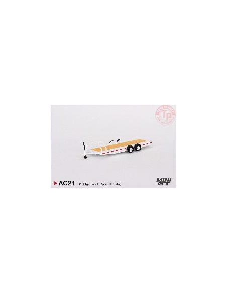 ACCESSORIES CAR HAULER TRAILER WHITE 2024 1:64 MGTAC21 Mini Gt
