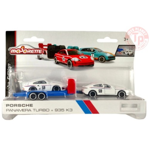 PORSCHE PANAMERA TURBO+935 K3-BIANCO 1/64 MAJORETTE 024918A MAJORETTE