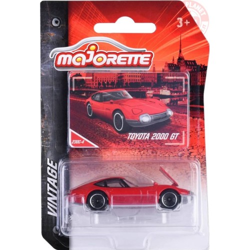 TOYOTA 2000 GT-ROSSO 1/64 MAJ230C-4 MAJORETTE