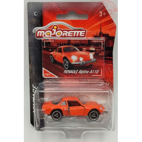 RENAULT ALPINE A110-ROSSO 1/64 MAJORETTE 210A-3 MAJORETTE