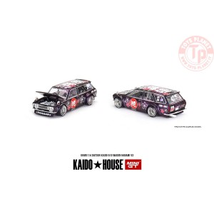 DATSUN 510 WAGON KAIDO VIOLA 1:64 KHMG114V MINI GT