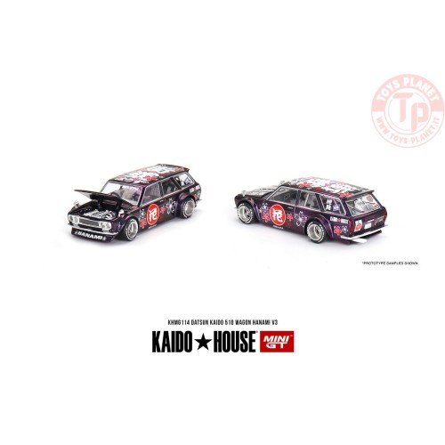 DATSUN 510 WAGON KAIDO GRIGIA 1:64 KHMG114V Mini Gt