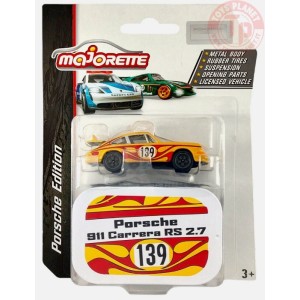 PORSCHE 911 CARRERA RS 2.7-GIALLO 1/64 MAJORETTE N039123 MAJORETTE