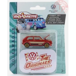 VOLKSWAGEN GOLF MK 1-ROSSO 1/64 MAJ 01 MAJORETTE