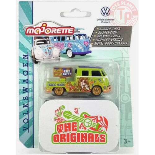 VOLKSWAGEN T1-VERDE CHIARO 1/64 MAJ 02 MAJORETTE
