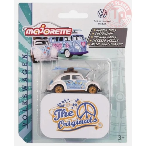 VOLKSWAGEN BEETLE-BIANCO 1/64 MAJ 03 MAJORETTE