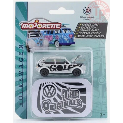 VOLKSWAGEN GOLF MK 1-BIANCO 1/64 MAJ 06 MAJORETTE