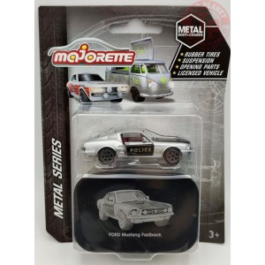 FORD MUSTANG FASTBACK-GRIGIO METALLIZZATO 1/64 MAJ 08 MAJORETTE