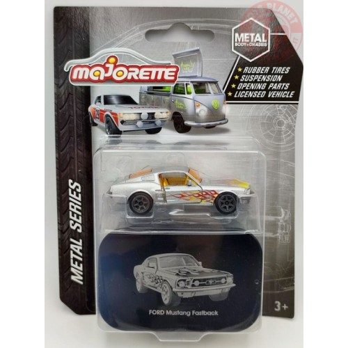 FORD MUSTANG FASTBACK-GRIGIO METALLIZZATO 1/64 MAJ 09 MAJORETTE