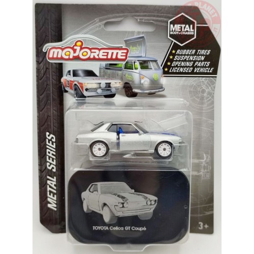 TOYOTA CELICA GT COUPE'-GRIGIO METALLIZZATO 1/64 MAJ 10 MAJORETTE