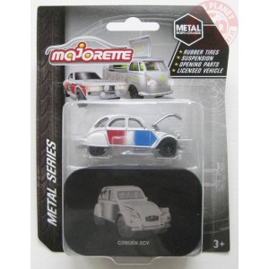 CITROEN 2CV-GRIGIO METALLIZZATO 1/64 MAJ 12 MAJORETTE