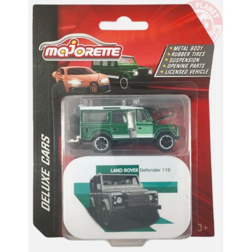 LAND ROVER DEFENDER 110-VERDE 1/64 MAJ 13 MAJORETTE