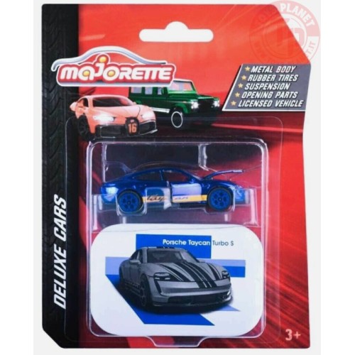 PORSCHE TAYCAN TURBO S-VIOLA METALLIZZATO 1/64 MAJ 15 MAJORETTE