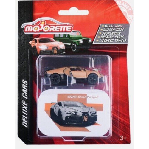BUGATTI CHIRON PUR SPORT-MARRONE 1/64 MAJ 17 MAJORETTE
