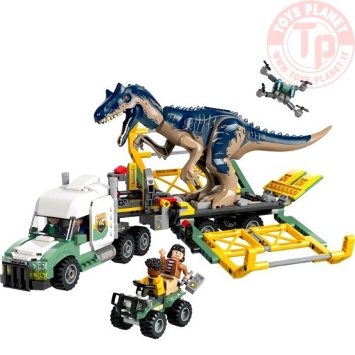 MISSIONE DINOSAURO CAMION DI TRASPORTO DELL’ALLOSAURO LEGO JURASSIC WORLD 76966 LEGO