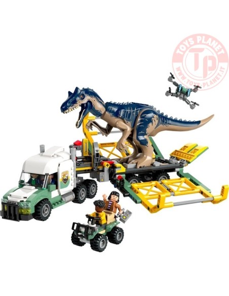 MISSIONE DINOSAURO CAMION DI TRASPORTO DELL’ALLOSAURO LEGO JURASSIC WORLD 76966 LEGO
