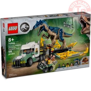 MISSIONE DINOSAURO CAMION DI TRASPORTO DELL’ALLOSAURO LEGO JURASSIC WORLD 76966 LEGO