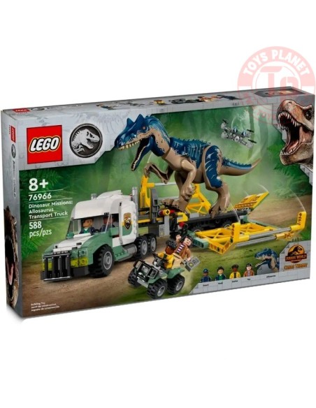 MISSIONE DINOSAURO CAMION DI TRASPORTO DELL’ALLOSAURO LEGO JURASSIC WORLD 76966 LEGO