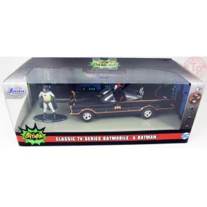 CLASSIC TV SERIES BATMOBILE E BATMAN 1/64 BATMAN 04 JADA TOYS