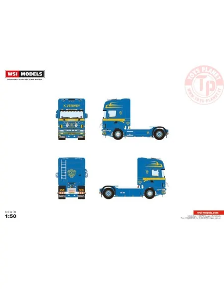 SCANIA R4 TOPLINE 4X2 K. VERWEIJ WSI 01-4134 WSI MODELS