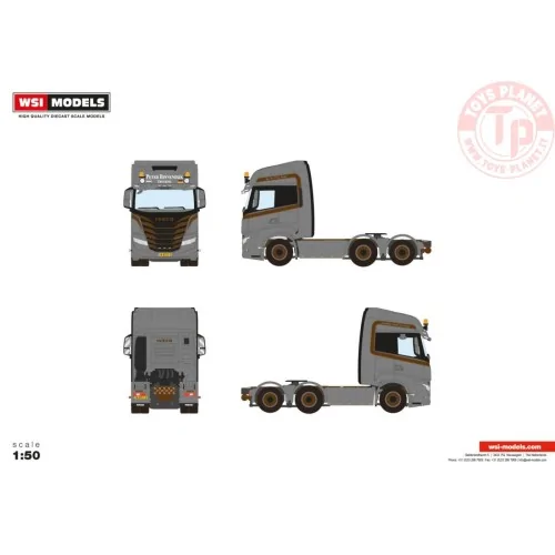 IVECO S-WAY AS HIGH 6X2 TAG AXLE PETER BINNENDIJK TRUCKING WSI 01-4174 WSI MODELS