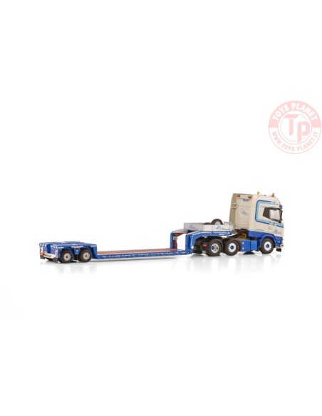 DAF XG+ 6X2 TWIN STEER EURO LOW LOADER - 2 AXLE L.A. VAN DEN HEUVEL WSI 01-4175 WSI MODELS
