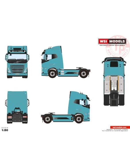 VOLVO FH5 GLOBETROTTER ELECTRIC 4X2 PREMIUM LINE WSI 04-2199 WSI MODELS VOLVO FH5 GLOBETROTTER ELECTRIC 4X2 PREMIUM LINE WSI 04-2199 WSI MODELS