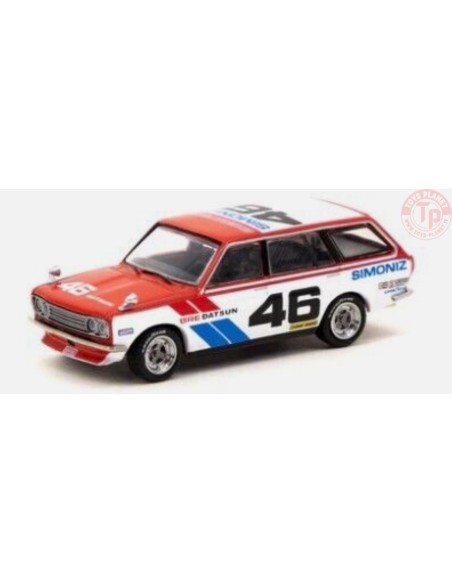 DATSUN BLUEBIRD 510 WAGON-BRE DATSUN-BIANCO 1/64 T64G-026-BRE46 TARMAC WORKS